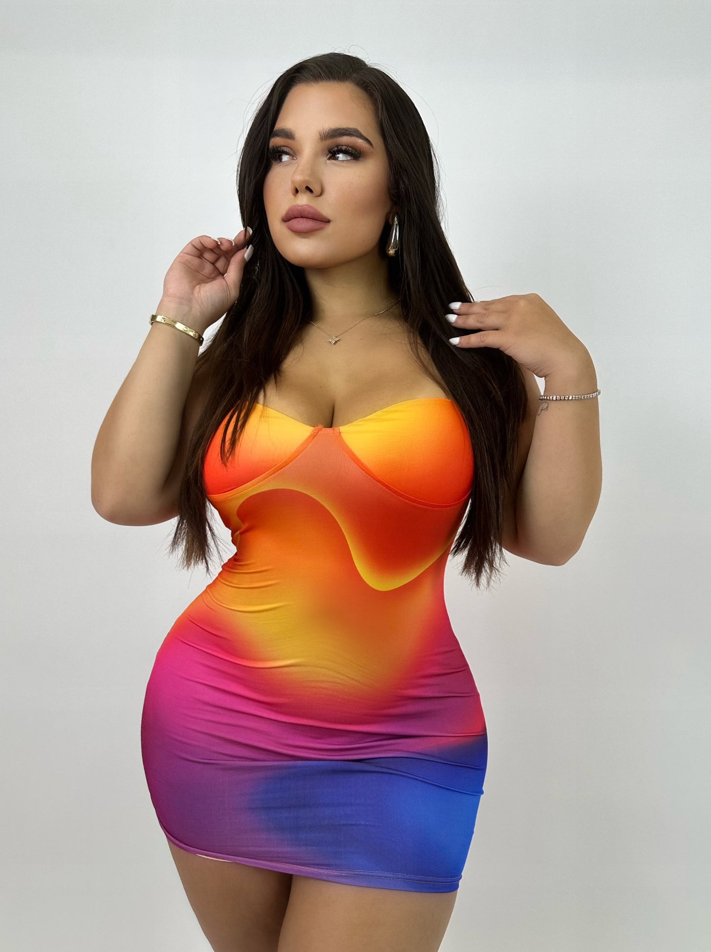 sunrise mini dress